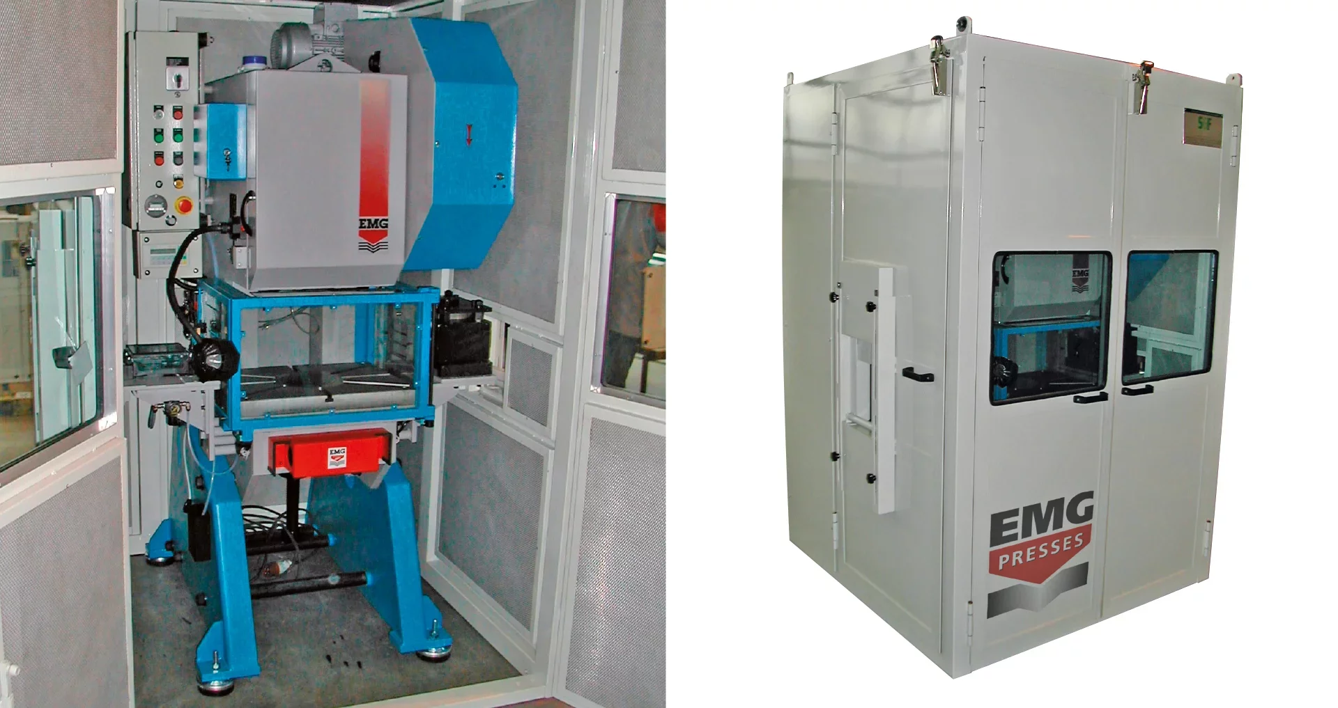 Cabines insonorisantes pour presse industrielle